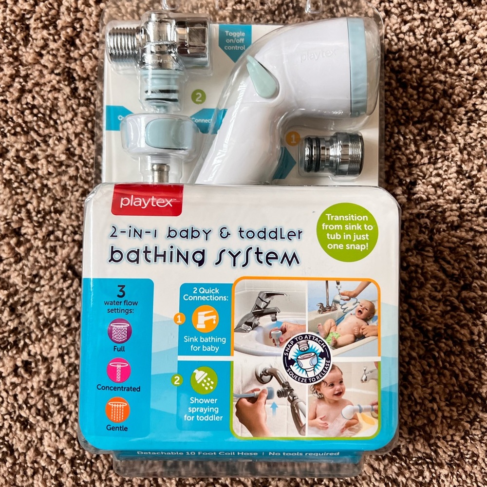 Playtex 2 in 1 baby & toddler bathing system